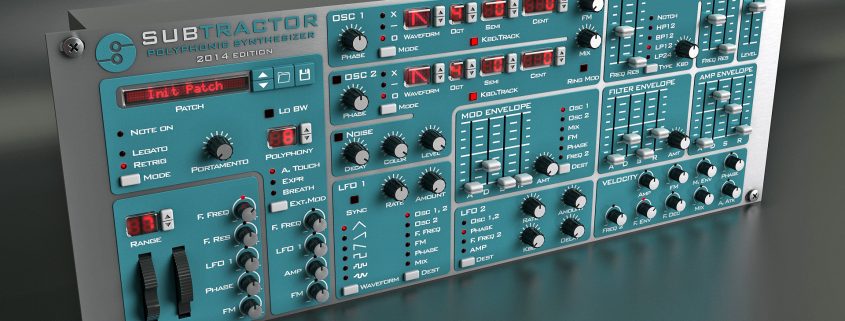 Reason Tips and Tricks - Subtractor Sound Design screen shows propellerheads reason vsti gui